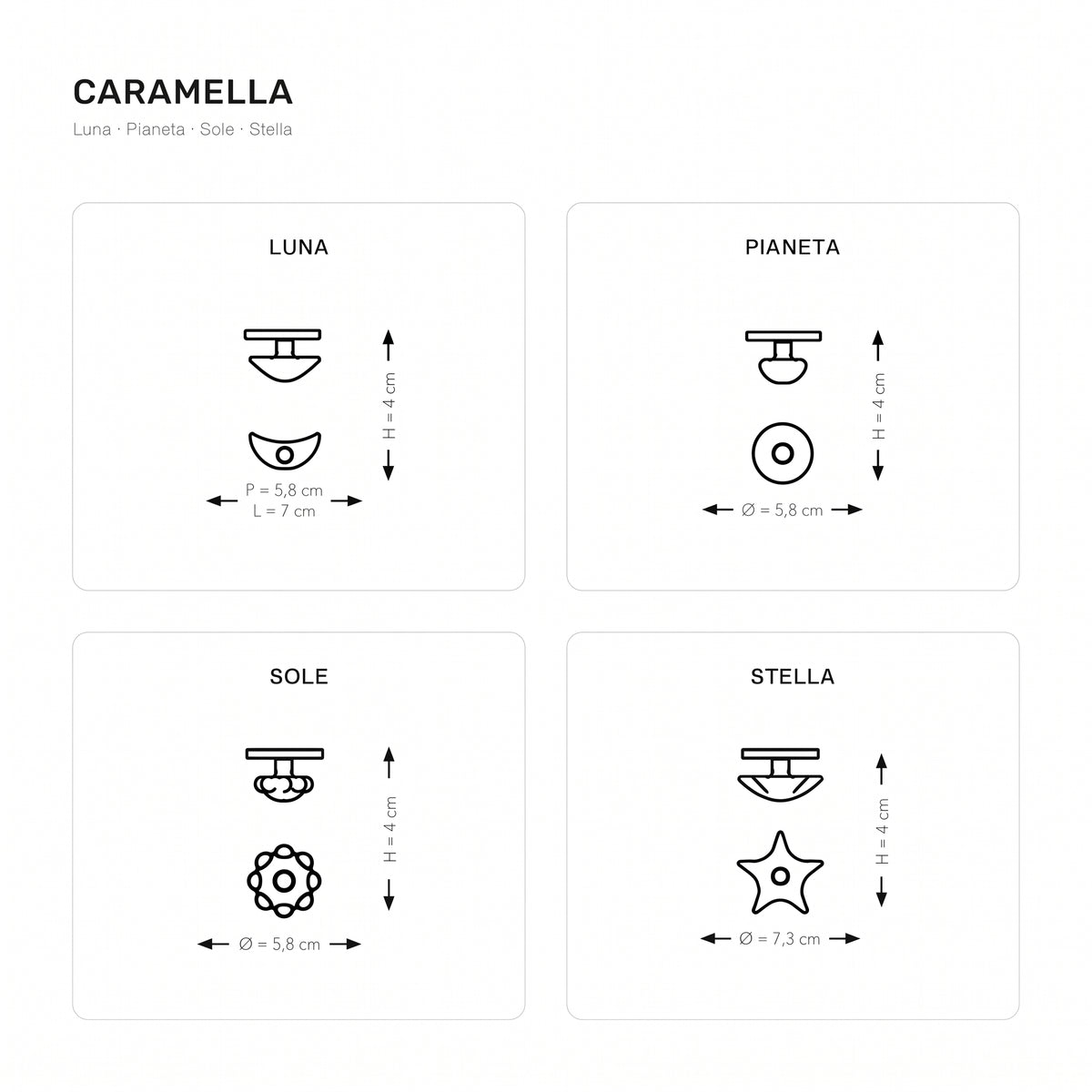 CARAMELLA incasso